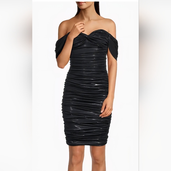 Norma Kamali Off-Shoulder Dress - Picture 1 of 4